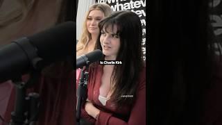 Radical feminisy claims Charlie Kirk's wife will suffer domestic violence  @whatever