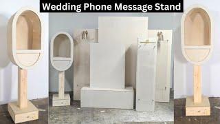 Wedding Guest Phone Message Stand