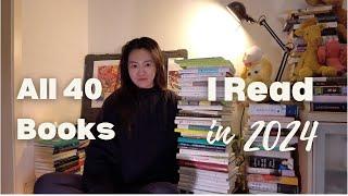 All 40 Books I Read in 2024 | Kundera, Márquez, Maugham, Wilde, Le Guin, Borges, Cheever and more...