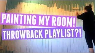 THE LINK TO MY THROWBACK PLAYLIST & PAINTING MY ROOM! | Weekly Vlog #49 Pt.1