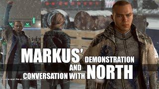 Detroit Become Human - Markus’ Conversation With North Inside The Barricade (All Dialogue)