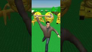 nextbots in playground mod axeman vs lin gang melon  #shorts #roblox #nextbots