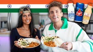 Americans Make Homemade Indian Food for First Time  (Butter Chicken Recipe)