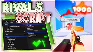 Roblox Rivals Script Hack [Aimbot, Silent Aim, Rage, Gun Mods, Fly, Player ESP] + More