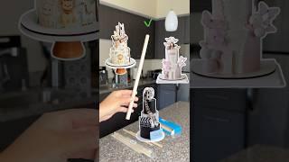 Is a central dowel necessary? A detailed and visual answer is in the video #twotiercake #cakes