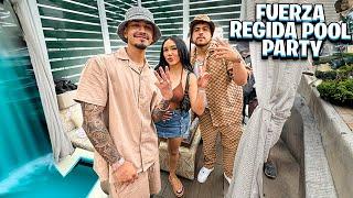 WE WENT TO FUERZA REGIDAS POOL PARTY *WE GOT TOO LIT*