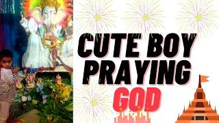 Cute Boy Praying God ft.Rithwik Gali | Childrens Adda