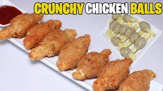 Ramadan Special Crunchy Chicken Balls Recipe l Fried Chicken Balls Recipe By Kitchen With Amna