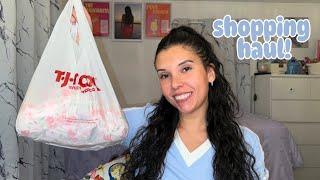 small shopping haul & try on! tj maxx, ross, & five below