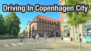 Driving In Copenhagen City || Exploring Denmark's Streets In 4K