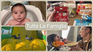 Tutta la Famiglia 🩷 Iniziamo lo Svezzamento, Spesa Eurospin e Giostre 