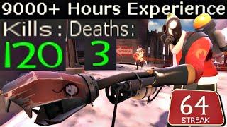 The Most Skilled Pyro9000+ Hours Experience (TF2 Gameplay)