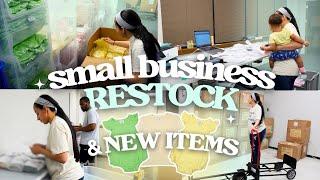 SMALL BUSINESS VLOG  Restock, Packaging & Shipping Orders