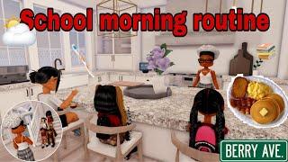 FIRST DAY OF SCHOOL MORNING ROUTINE! *SNOW IS A FRESHMAN*|Berry Ave Roleplay