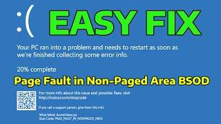 How To Fix Page Fault in Non Paged Area BSOD in Windows