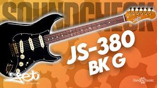 SOUNDCHECK JET Guitars JS-380 Rosewood, Black | Gear4music Guitars