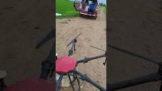 Agri Drone sprayer closeup