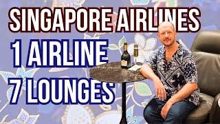 Alle Singapore Airlines Lounges: Private Room, SilverKris Business & First Lounge, Gold Lounge