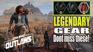STAR WARS OUTLAWS - All EXCELLENT REPUTATION REWARDS - LEGENDARY GEAR AND HOW TO GET THEM