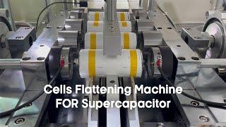 Automatic Flatting Machine For 60138 Supercapacitor Cells Jelly Roll