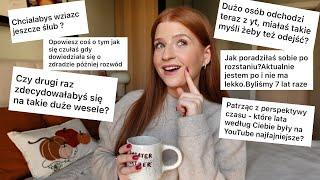 WIELKIE CZY SKROMNE WESELE? CZY MYŚLĘ O ODEJŚCIU Z YOUTUBE? | Q&A część 2