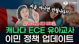 캐나다 ECE 유아 보육교사 영주권! 지금 아니면 안되는 이유!! ㅣ 이민 정책, 자녀무상, 세인트로렌스 컬리지