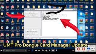 UMT Pro Dongle Card Manager Update 100% Done