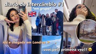 DIÁRIO DE INTERCÂMBIO #1 - cheguei em Londres, 2 voos, visitei Porto + perrengues chiques 