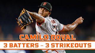 Camilo Doval DOMINATES vs Nationals, Strikes Out All Three Batters | Full Inning