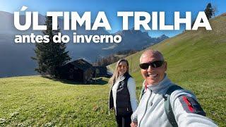 Fim do OUTONO na SUÍÇA: última TRILHA do ano antes da NEVE e paisagens de tirar o fôlego!