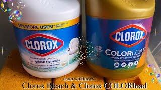 Clorox BLEACH & Clorox COLORLOAD reaction 🫧 | asmrwithmws 