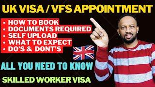 UK Visa-VFS Appointment Full Process Explained | Must Watch Before Visa Appointment | Skilled Worker