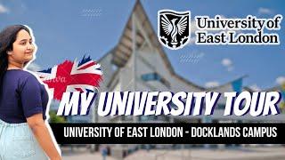 My University Tour in UK | University Of East London - Docklands campus | Vlog - 10 |