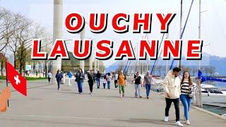 Ouchy in Lausanne .Switzerland  Spring  Walking Tour