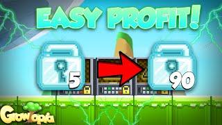 Best Profit Method in Growtopia!  Get RICH in 2024 Lazy Profit!