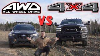 4WD vs AWD | What Is The Actual DIFFERENCE **Heavy Mechanic Explains**