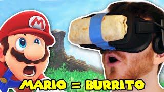 The History of Mario Games, but explained with burritos