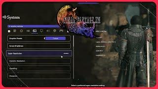 Final Fantasy 16 - PC Settings