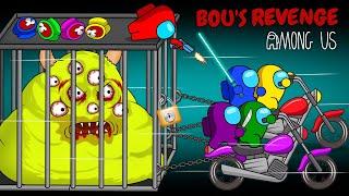 Among Us VS Bou's Monster locked in a cage and the unexpected ending | Among US Animation Zombie