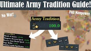 From 0 → 100 Army Tradition with NO WARS!  This is THE Army Tradition Guide for #eu4!