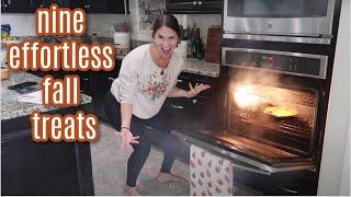 9 Fire Fall Recipes!  Fall Bake With Me Semi Homemade Style! Great Treats!