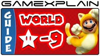 Super Mario 3D World - World Star-9 Green Stars & Stamp Locations Guide & Walkthrough