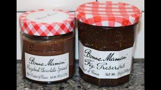 Bonne Maman: Hazelnut Chocolate Spread & Fig Preserves Review