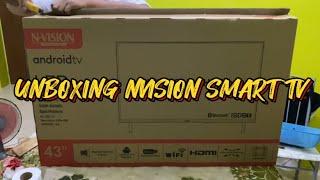 Unboxing NVision 43” Smart TV| Product Review and Set up| TikTok Affiliate| SMART TV| TikTok Shop