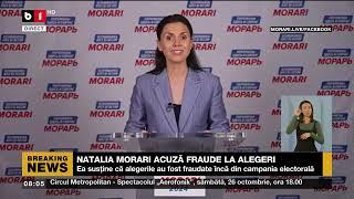 NATALIA MORARI ACUZĂ FRAUDE LA ALEGERI_Știri B1TV_21 oct. 2024