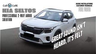 "Experience the Difference: Customer Feedback on Seltos Audio Setup" car o care | chennai #carocare