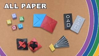 How to make origami Squid Game | Korean Mini-Game