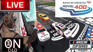 Bank of America Roval 400.  Live Nascar Cup Series. Play by Play, Live Leaderboard & more