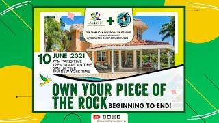 "WEBINAR: "Bridging The Divide: Own Your Piece Of The Rock"  (JaDiF in collaboration with IDS)