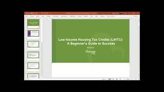 LIHTC Part 1 - Housing Tax Credit Panel Presentation (February 22, 2023)